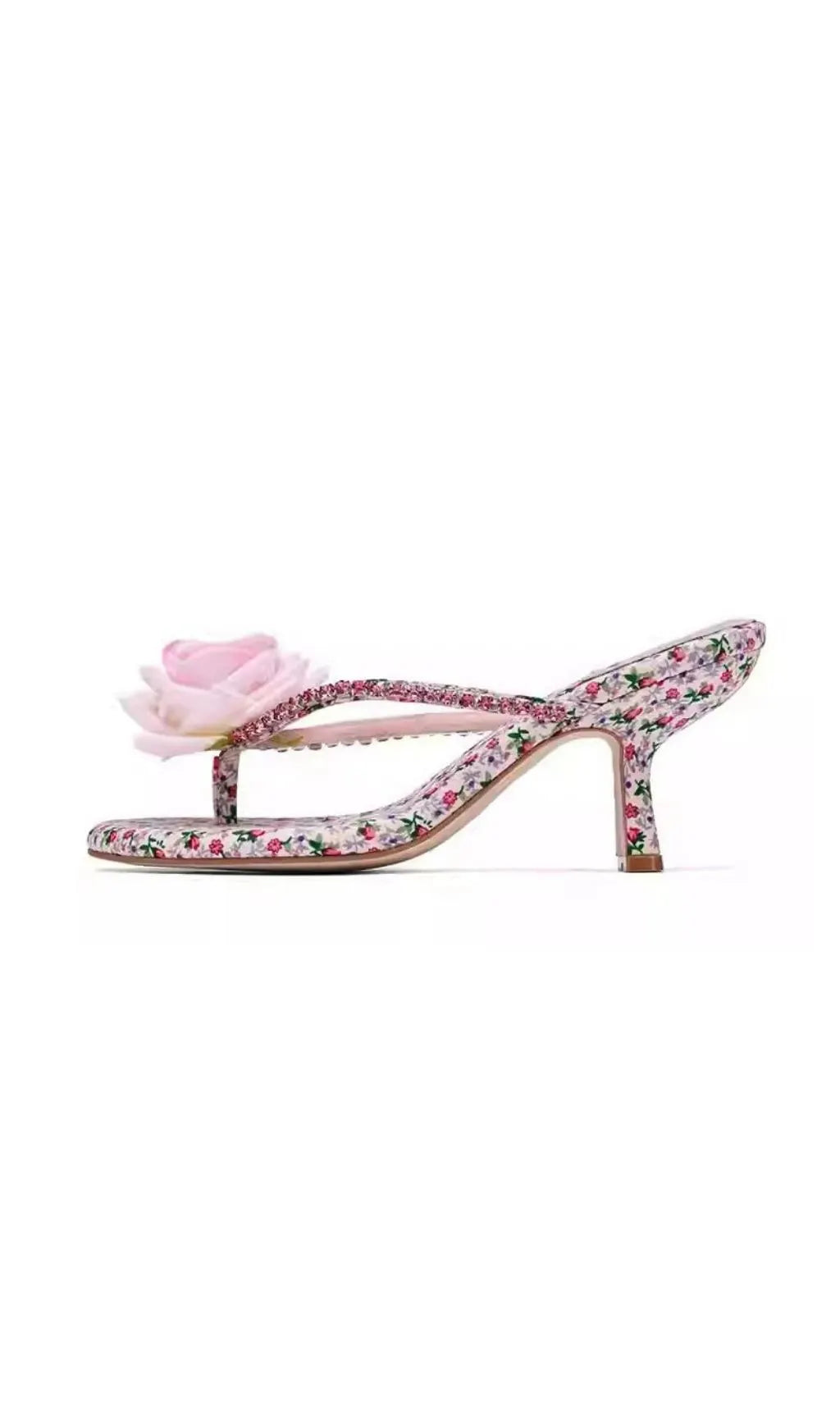 Kyriè Floral High-Heeled Sandals Flowering Girl