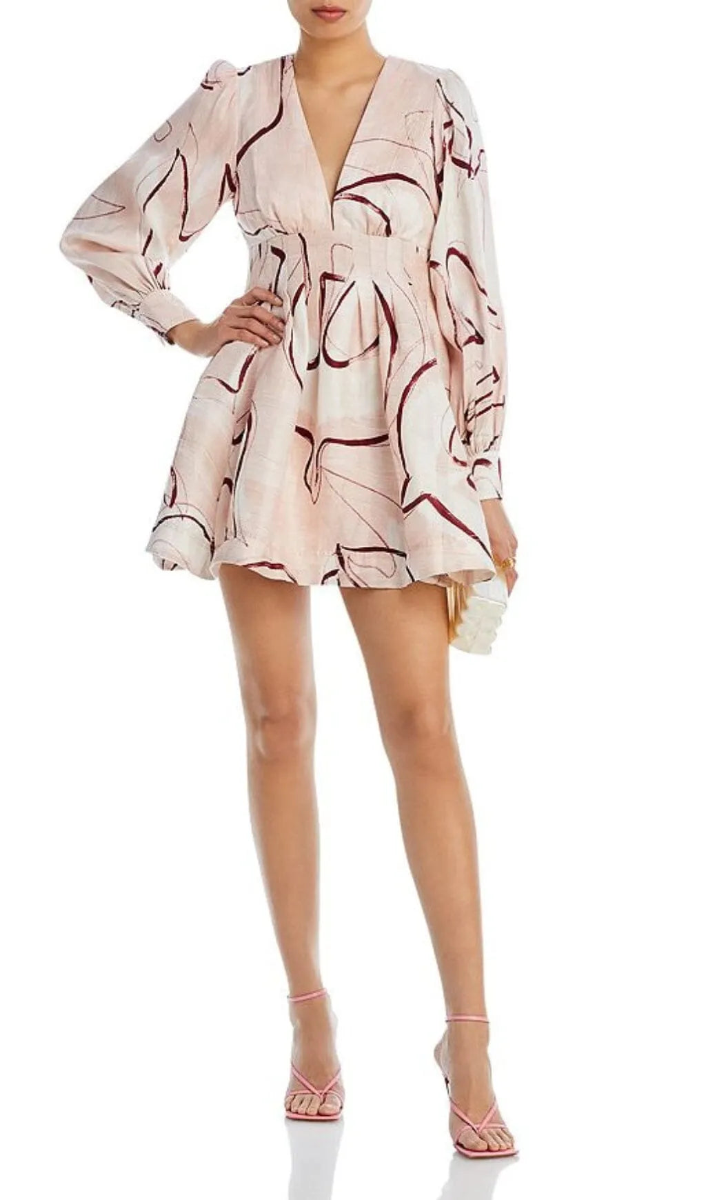 AMELIA PLEATED MINI DRESS Flowering Girl