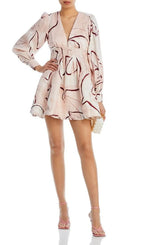 AMELIA PLEATED MINI DRESS Flowering Girl