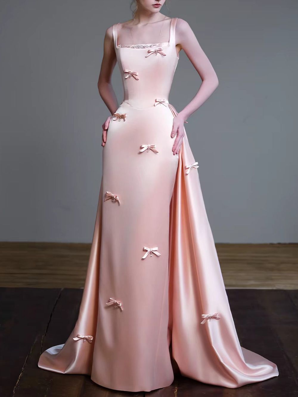 Mylan Pink Bow Maxi Dress