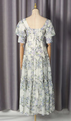 Off-The-Shoulder Floral Maxi Dress Flowering Girl