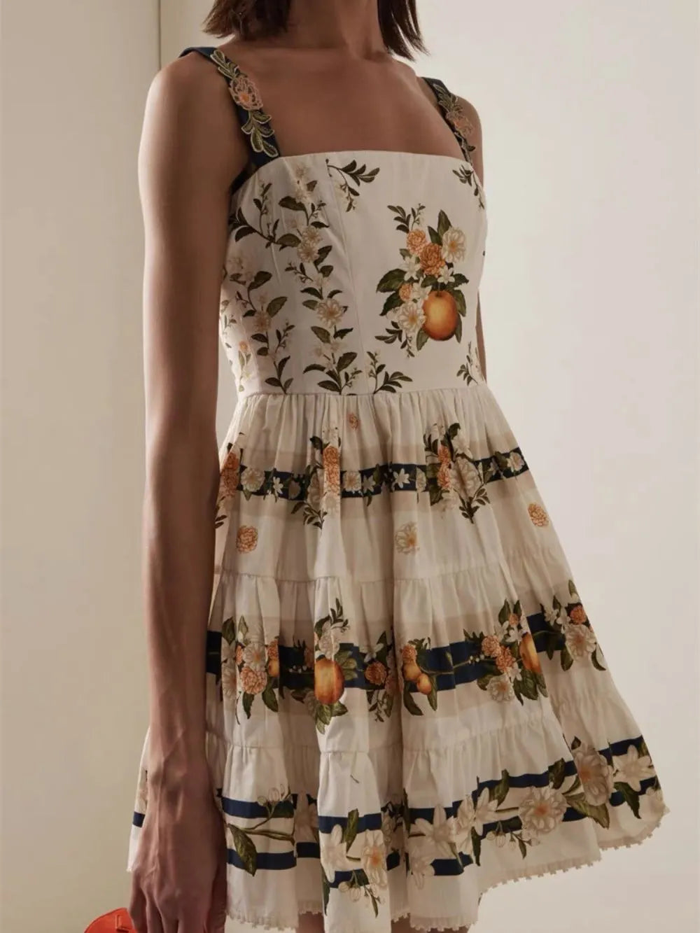 Meara Floral Mini Dress Flowering Girl