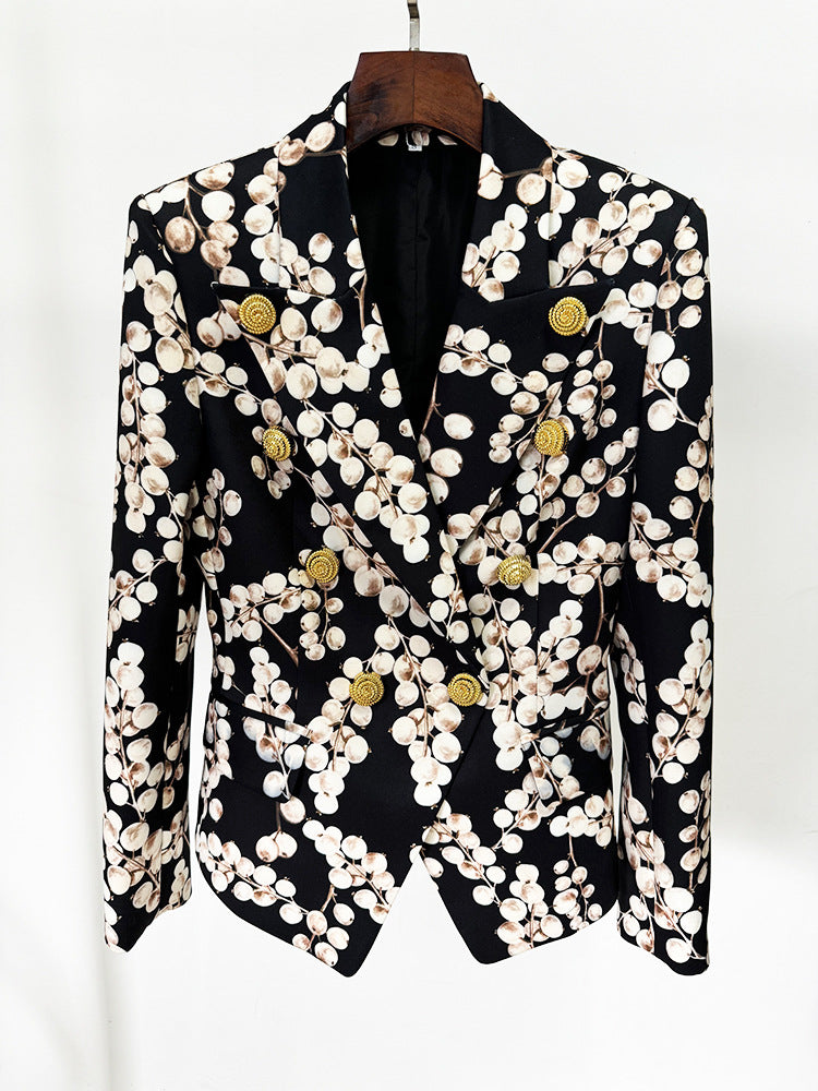 Brial Printed Blazer Set Flowering Girl