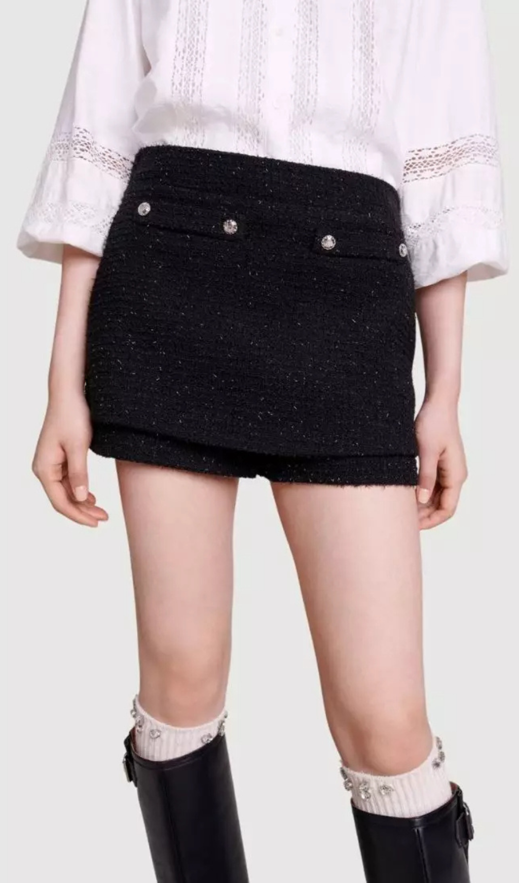 TWEED SHORTS Flowering Girl