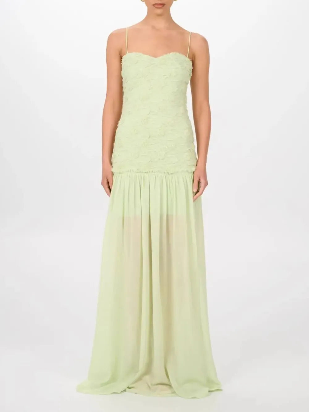 A-Line With Fitted Drop-Waist Bodice Gown Flowering Girl