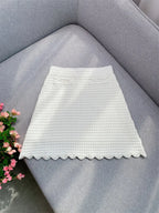 Pearl Bead Mini Skirt Flowering Girl
