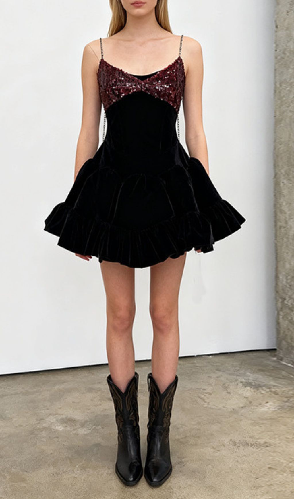 Itai Strappy Sequin Mini Dress Flowering Girl