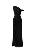 Deline Sheath Gathered Spandex Ankle Length Dress Flowering Girl