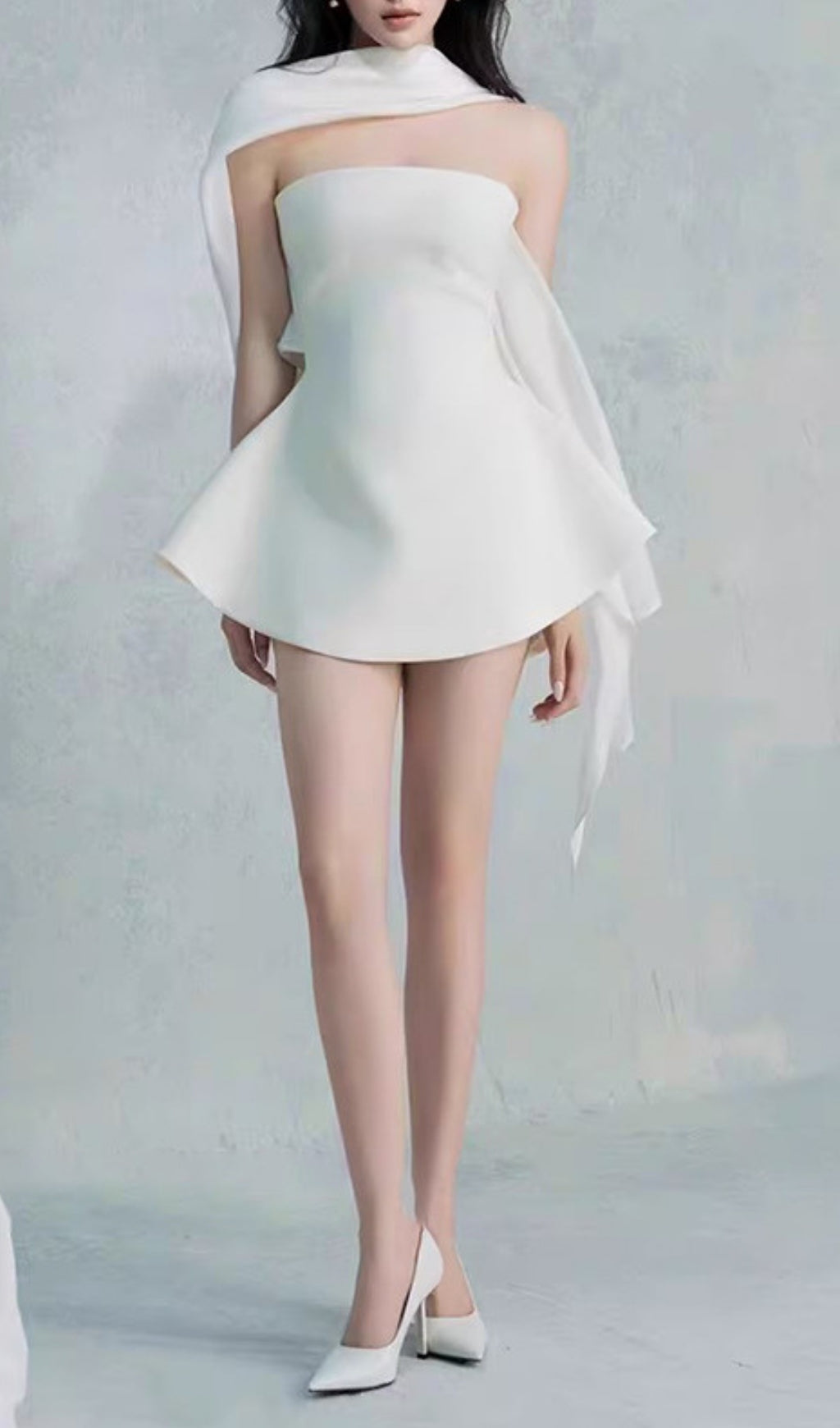 Eponine Strapless Mini Dress Flowering Girl