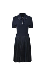 Short Pleated Polo Dress Flowering Girl