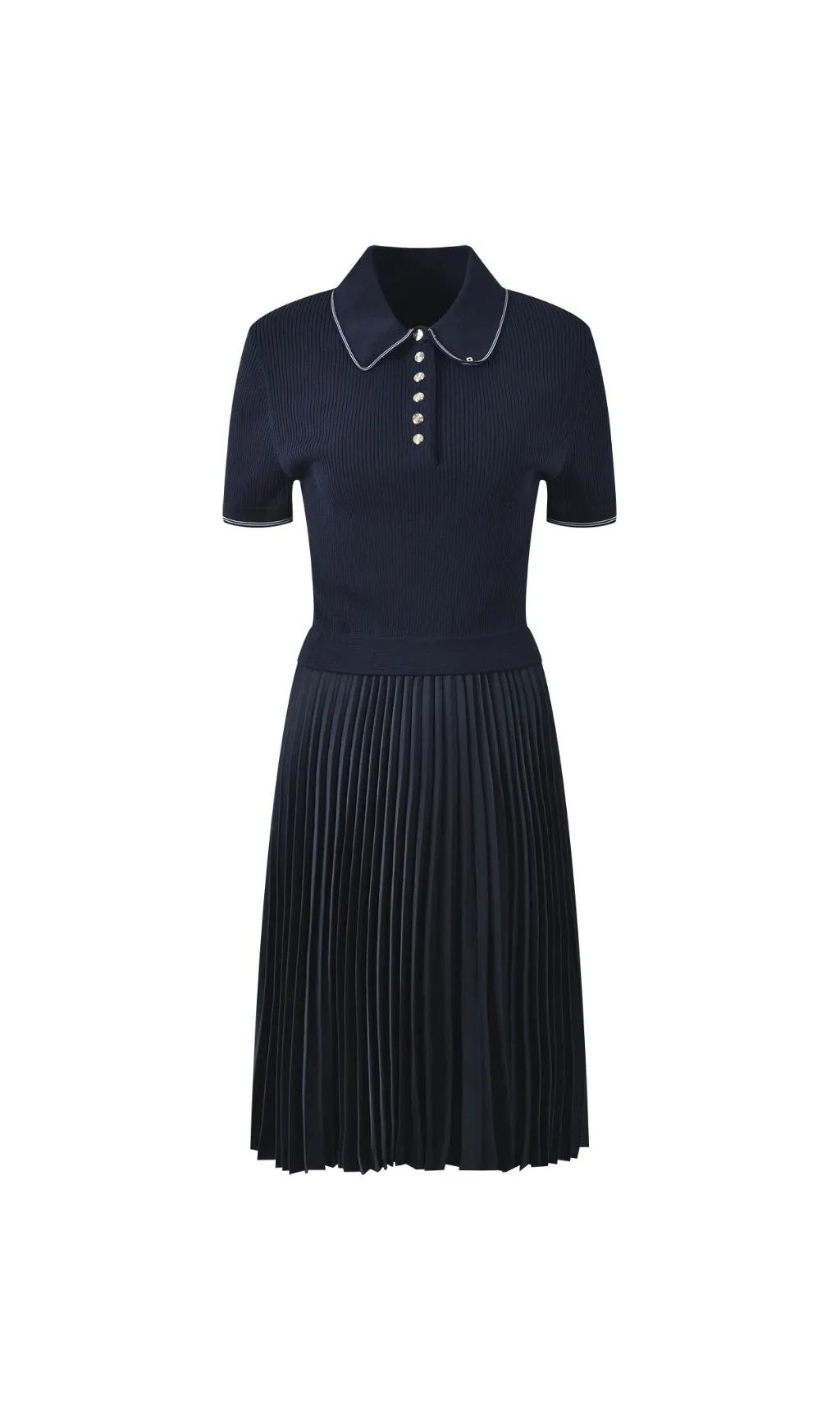 Short Pleated Polo Dress Flowering Girl
