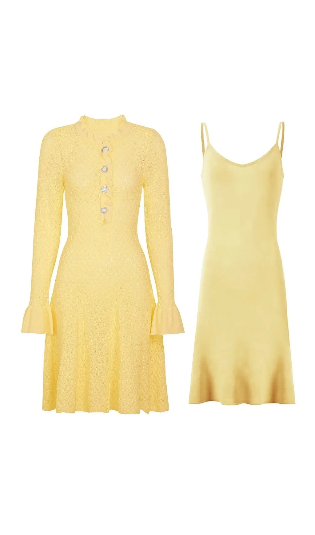 Kaveri Knit Long Sleeve Mini Dress Flowering Girl