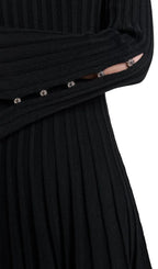 Raffie Ribbed Flared Dress Flowering Girl