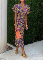 Stylish and Vibrant Dress Flowering Girl