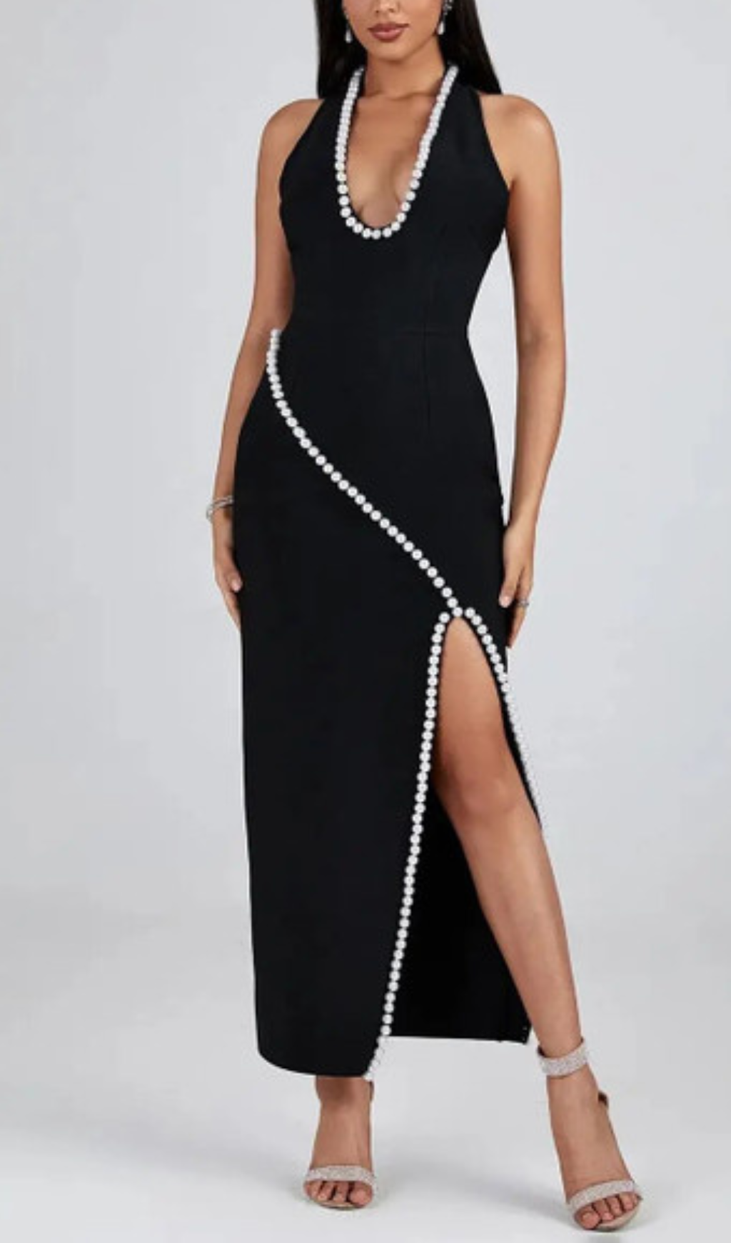 Aglaia Black Pearl Maxi Dress Flowering Girl