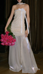 Kaori Strapless Sequin Maxi Dress Flowering Girl