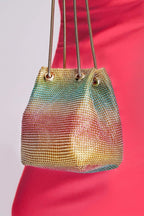 Lala Rainbow Diamante Bag Flowering Girl