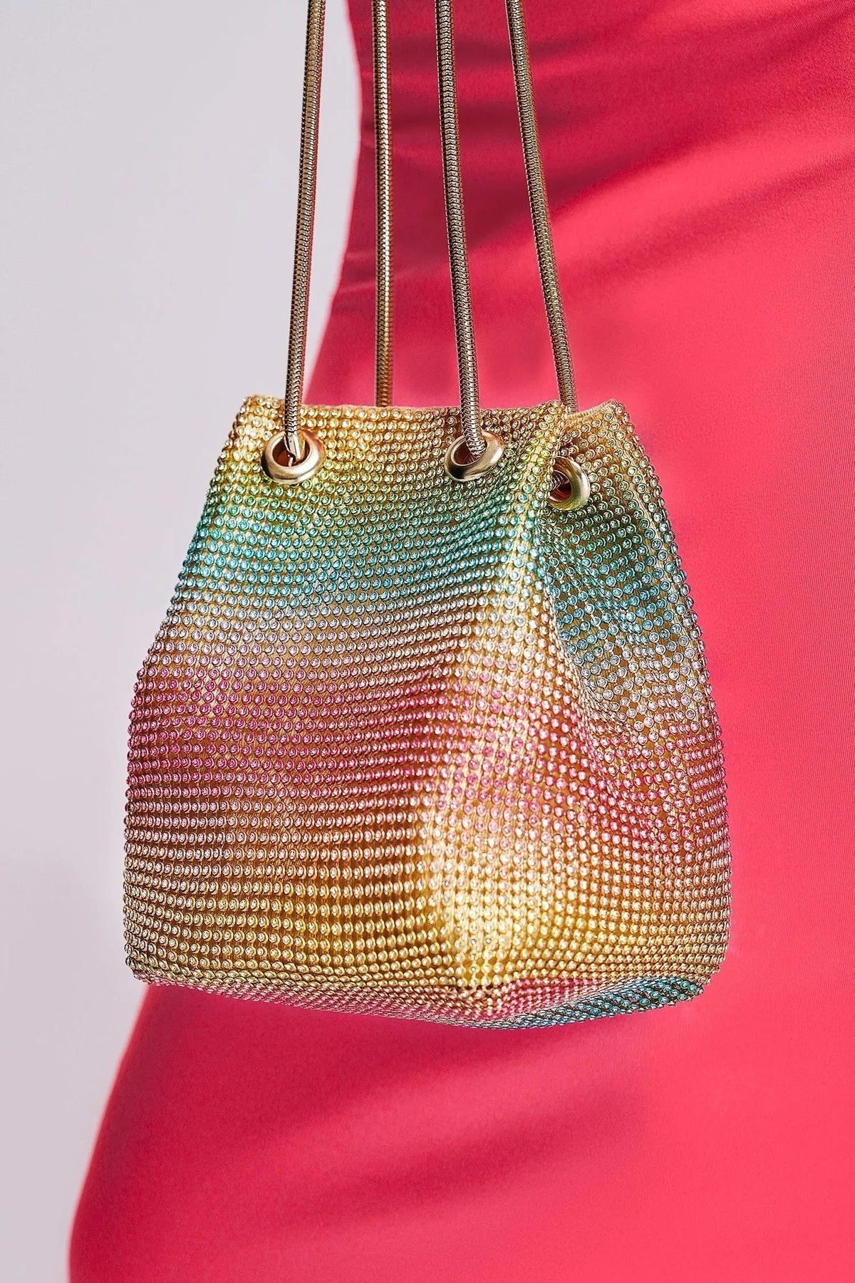 Lala Rainbow Diamante Bag Flowering Girl