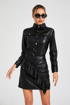 Eleanora Leather Skirt Set Flowering Girl