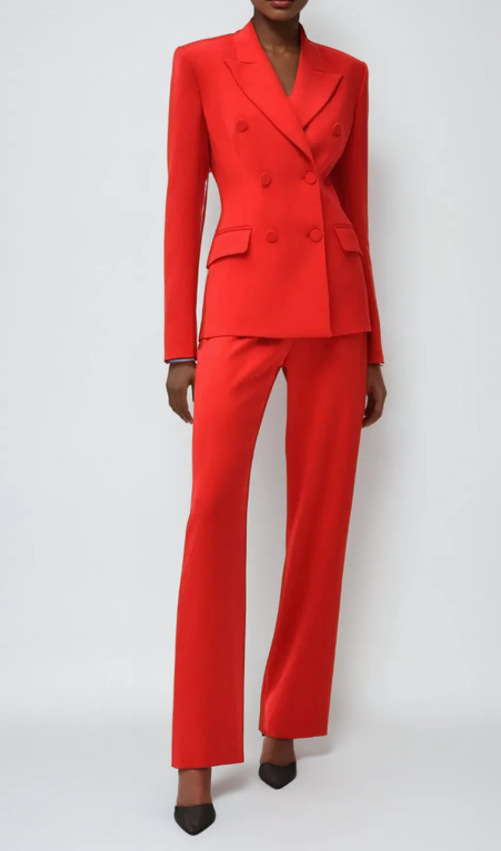 Vienna Cutout Fringe Backless Blazer In Red Flowering Girl