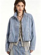 Matoaka Denim Jacket Flowering Girl