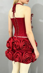 Joslyn Flower Bandage Two-Piece Set Flowering Girl