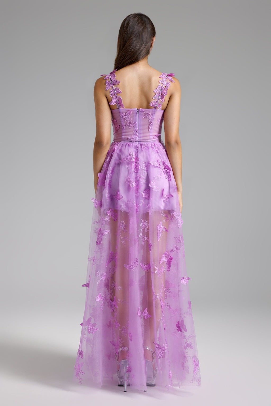 Stormie Butterfly Sleeveless Corset Maxi Dress Flowering Girl