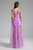 Stormie Butterfly Sleeveless Corset Maxi Dress Flowering Girl