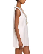 Satin Bow Mini Dress Flowering Girl