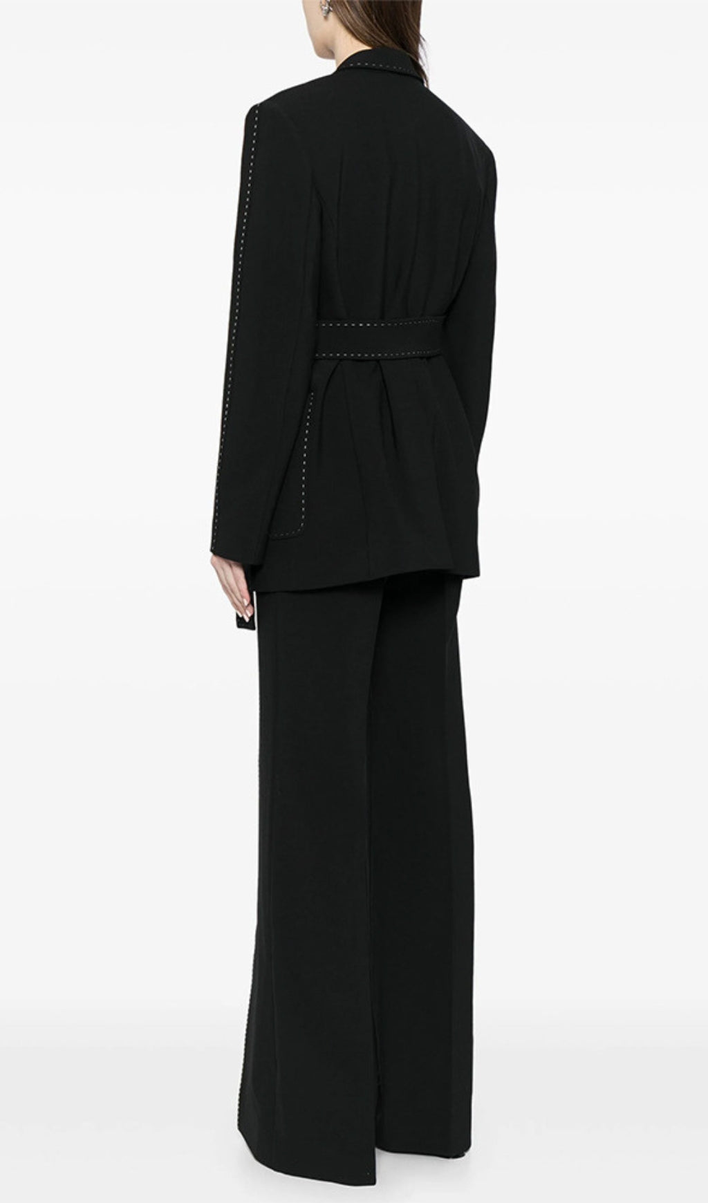 Cece Black Blazer Pants Set Flowering Girl