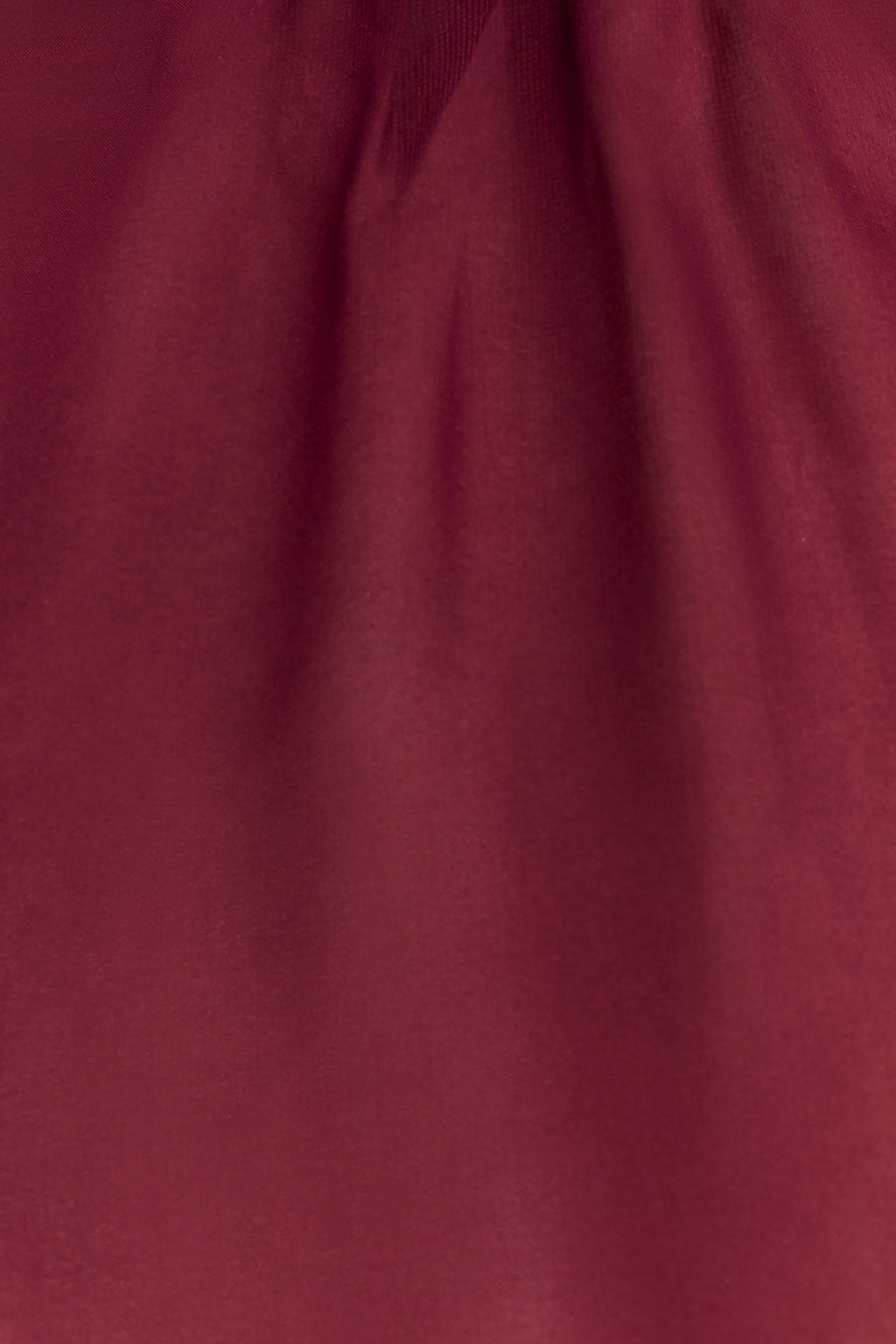 Chiffon Ruffle Mini Dress - Wine Flowering Girl