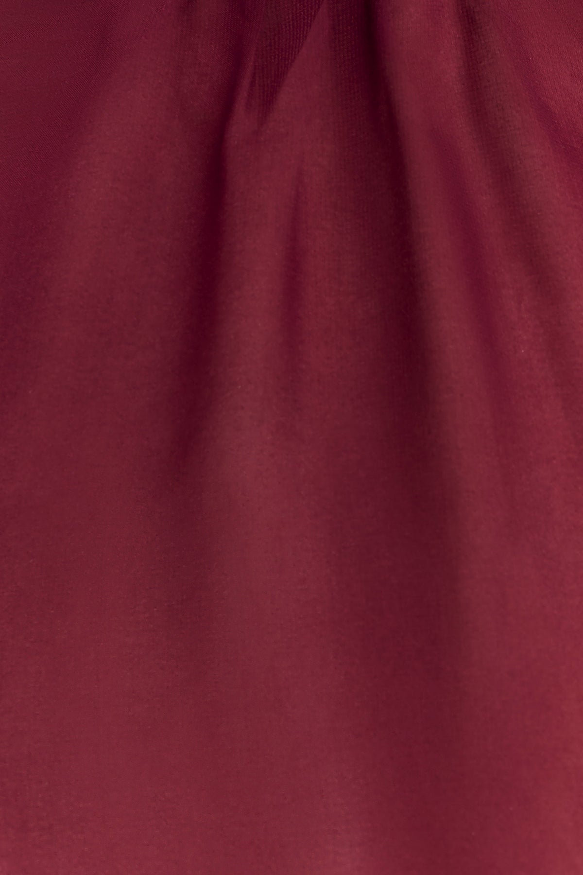 Chiffon Ruffle Mini Dress - Wine Flowering Girl