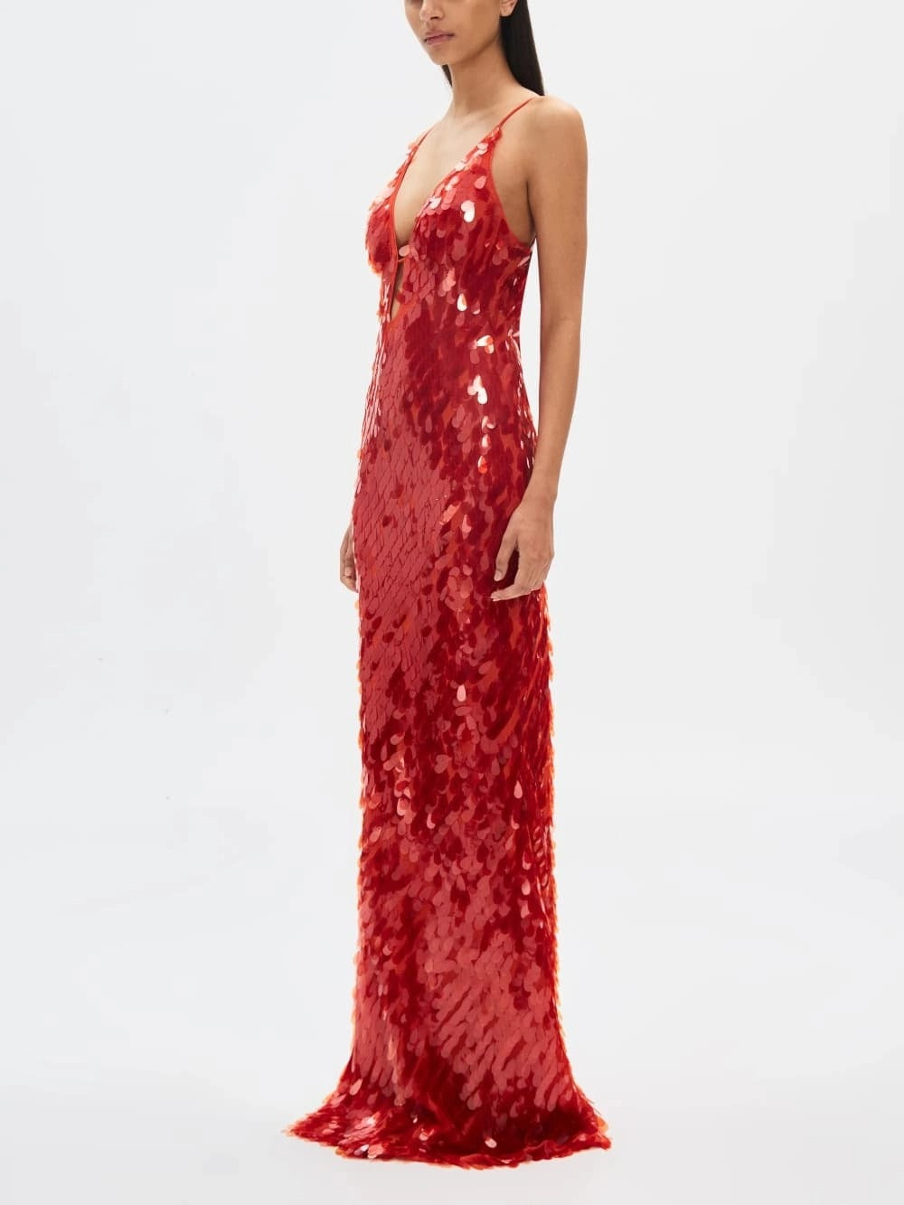 Misha Sapphire Sequin Maxi Flowering Girl