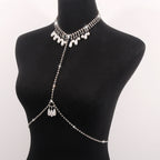 Pearl Didamond Body Chain Flowering Girl
