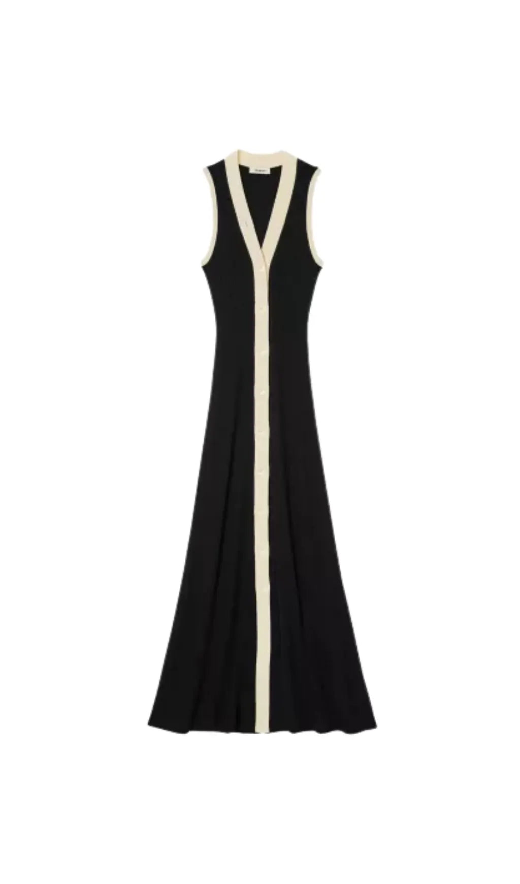 GABRIELLA TWO TONE RIB KNIT MAXI DRESS Flowering Girl