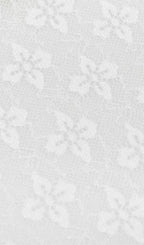 Ivory Floral Lace Trim Top Flowering Girl