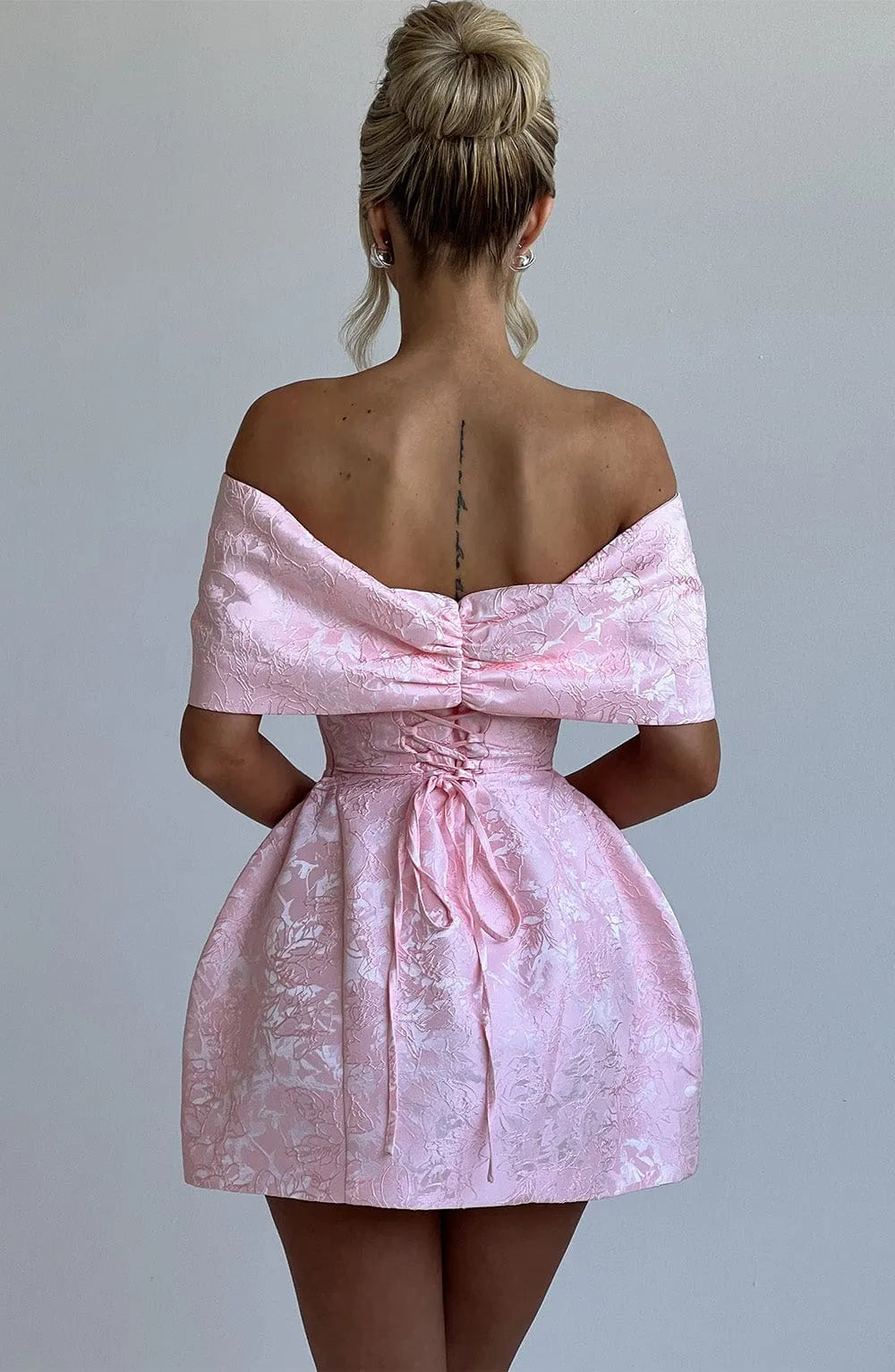 Raquel Mini Dress - Blush Flowering Girl