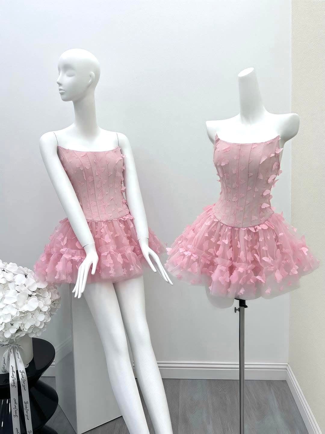 Adara Butterfly Corset Mini Dress Flowering Girl