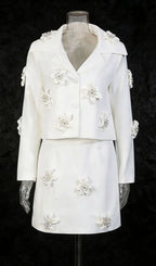 Janiyah Flower Embellished Two-Piece Set Flowering Girl