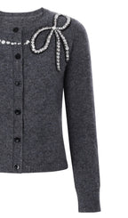 Jordana Beaded Knit Cardigan Flowering Girl