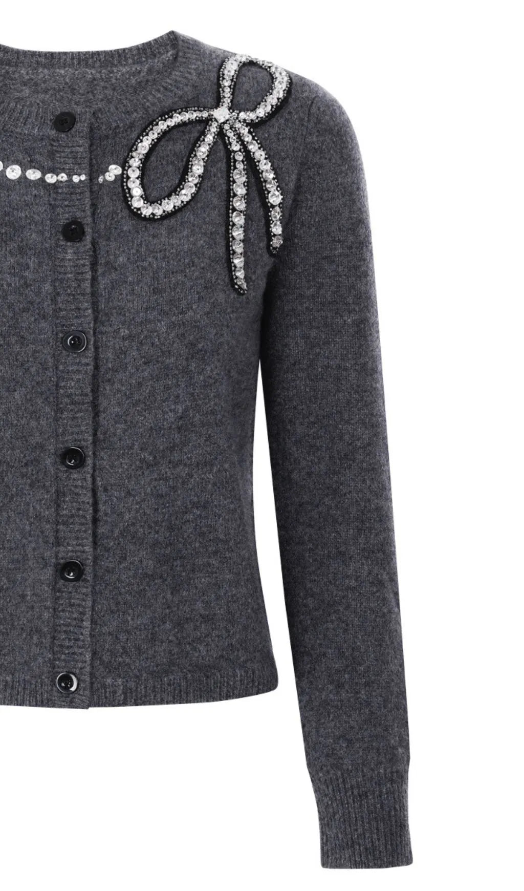 Jordana Beaded Knit Cardigan Flowering Girl