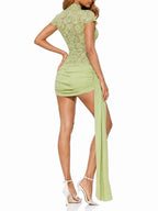 Eryndalis Lace Draped Dress Flowering Girl
