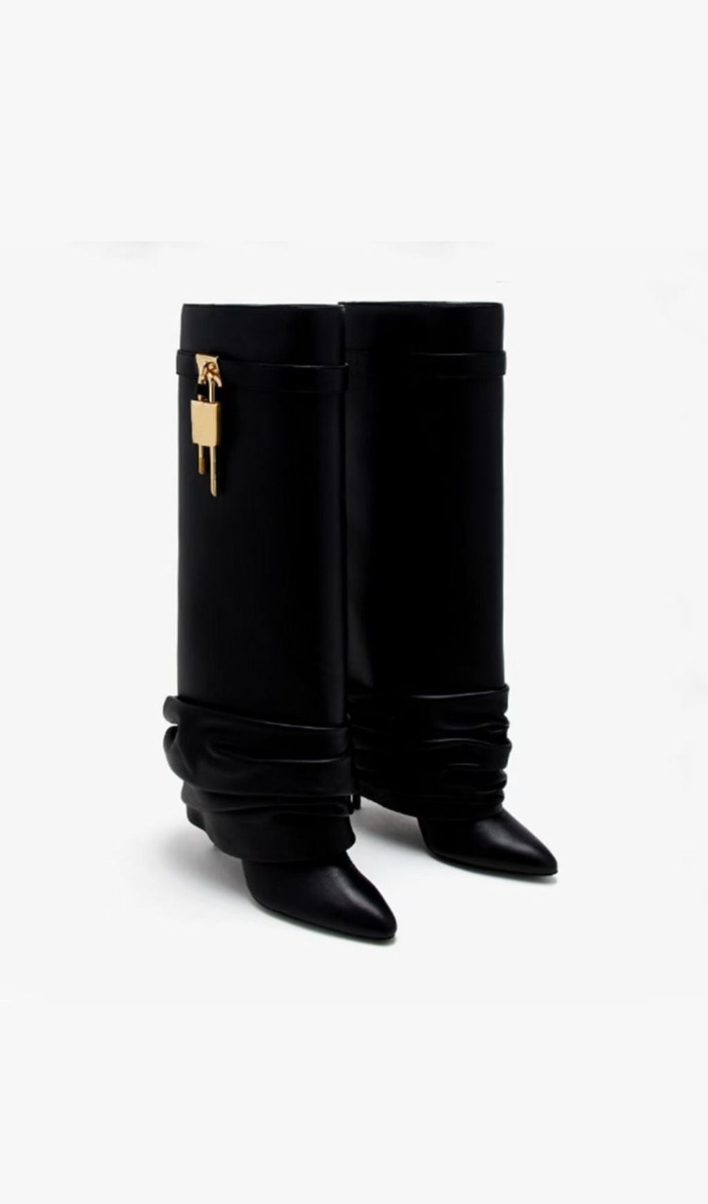 Kassidy Black Lock Boots Flowering Girl