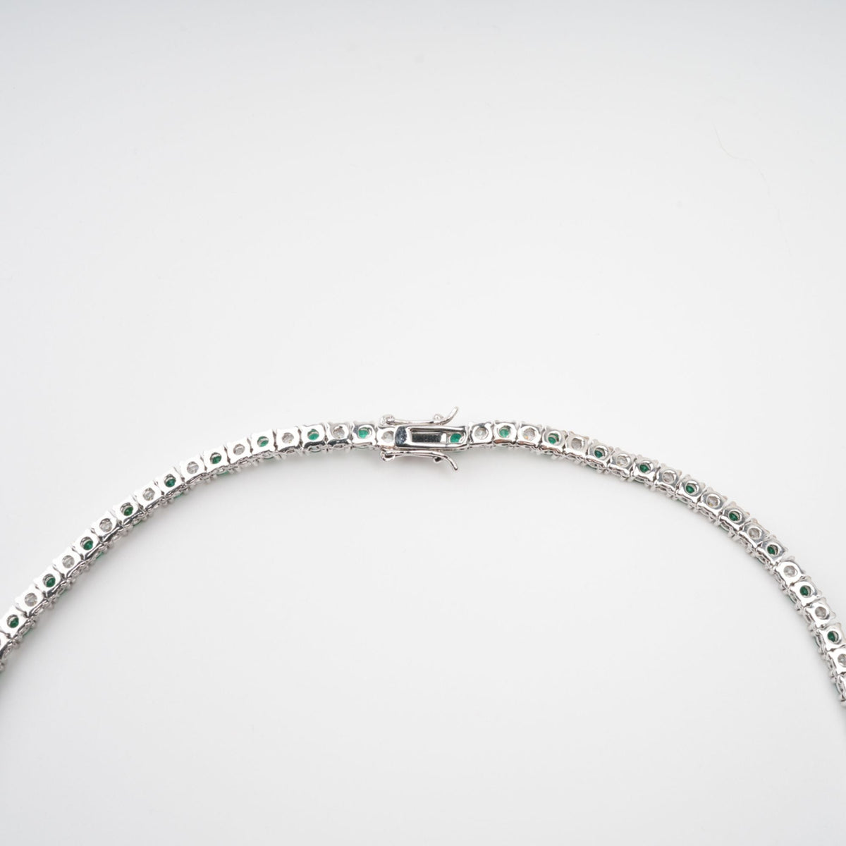 Héloïse Green Crystal Embellished Necklace Flowering Girl