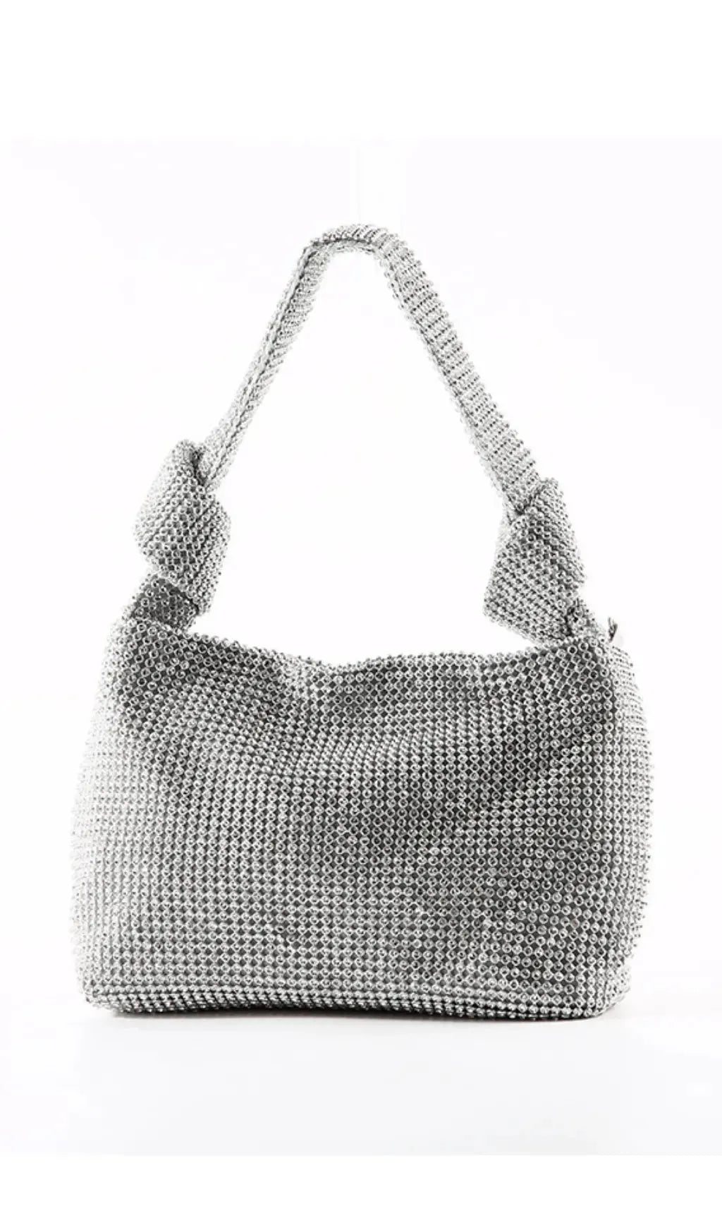 Crystal Handbag - Sliver Flowering Girl