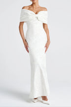 Emberly Maxi Dress - Ivory Flowering Girl