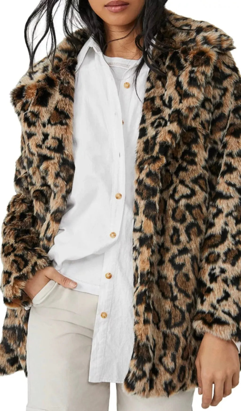 LOLA LEOPARD BLAZER COAT Flowering Girl