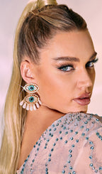 Aeolian Eye Pearls Earrings Flowering Girl