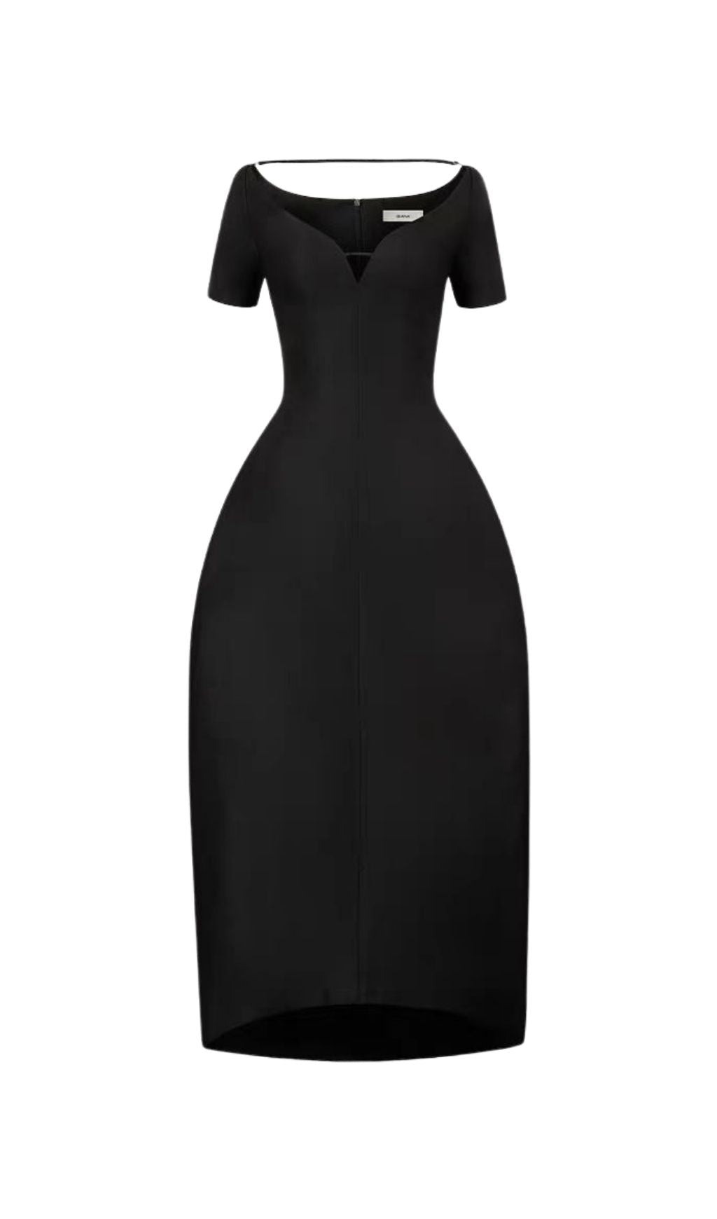 Kiojah Black V-Neck Maxi Dress Flowering Girl