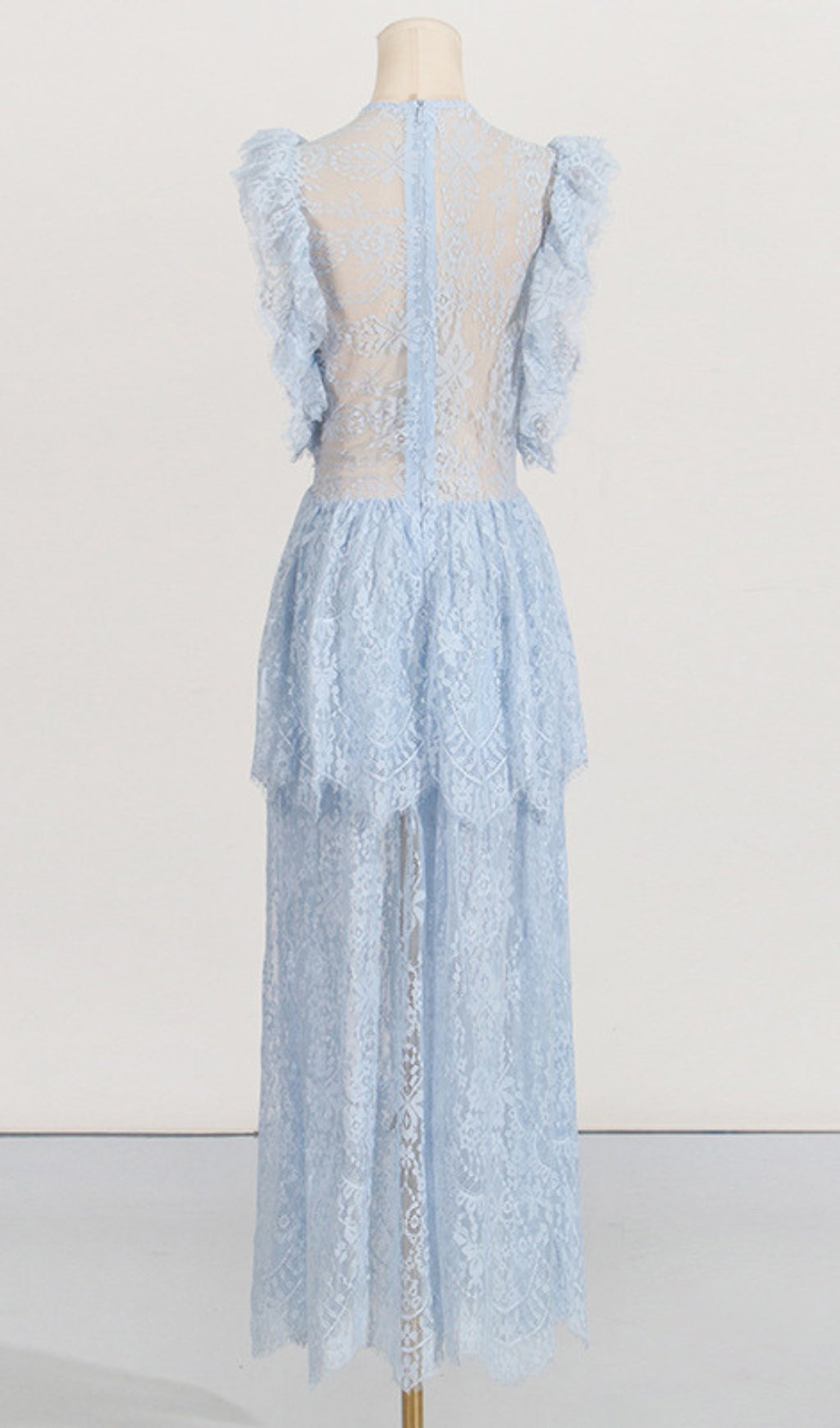Tiered Lace Maxi Dress Flowering Girl